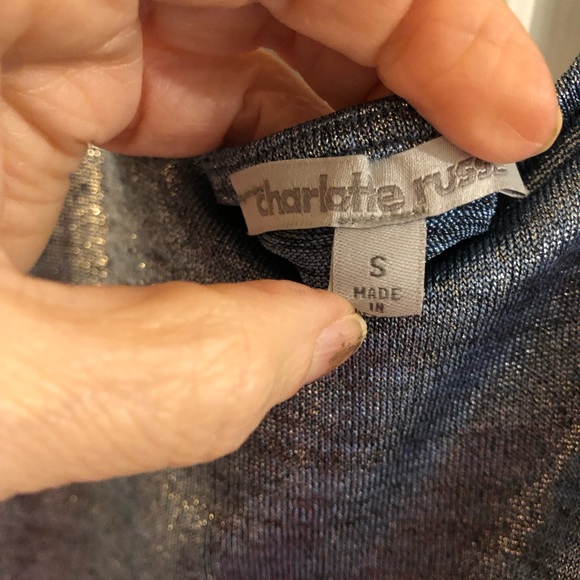 Charlotte Russe Shimmery Top - Picture 4 of 5